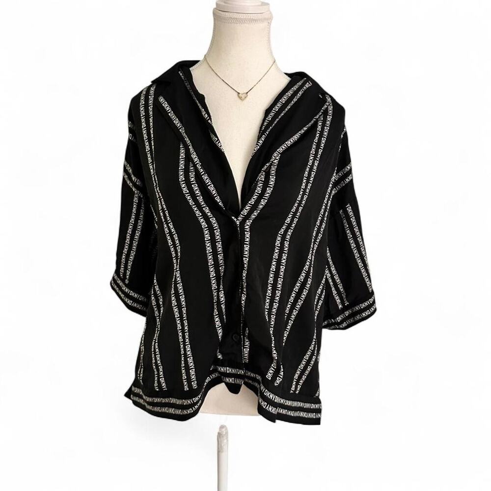 DKNY Vintage Collard OverSize Lightweight Size XL Women’s